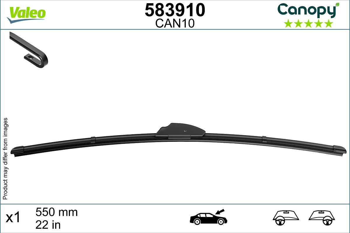 Lamela stergator VALEO 583910